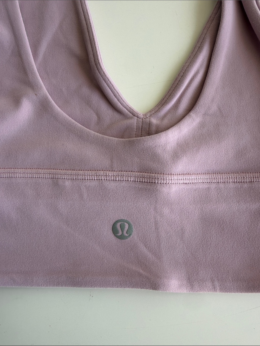 lululemon athletica Light Lavender Low-Impact Sports Bra and Leggings Set - Picture 2 of 3